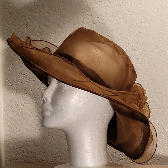 Regal Coco Brown Sunday or Ladies Tea Hat ๐ - Picture 3 of 4